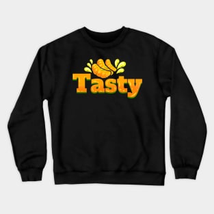 Tasty Orange Slices Or Peaces - Vegetarian - Go Vegan Crewneck Sweatshirt